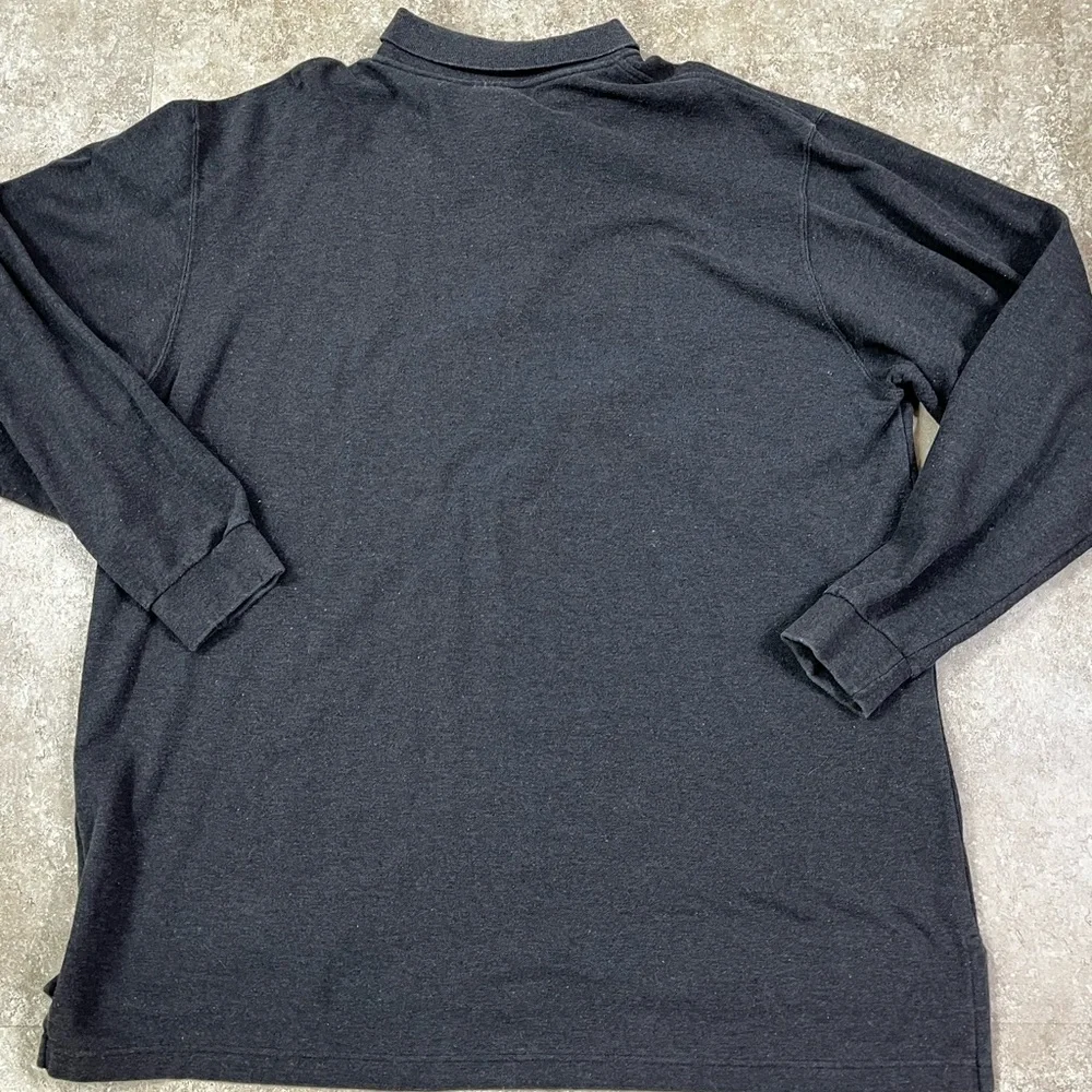LL BEAN Men's Long Sleeved Polo Shirt - Picture 4 of 8